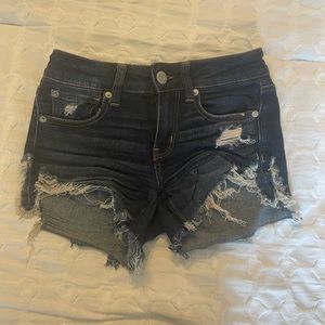 American Eagle - Next Level Stretch Distressed Denim Shorts